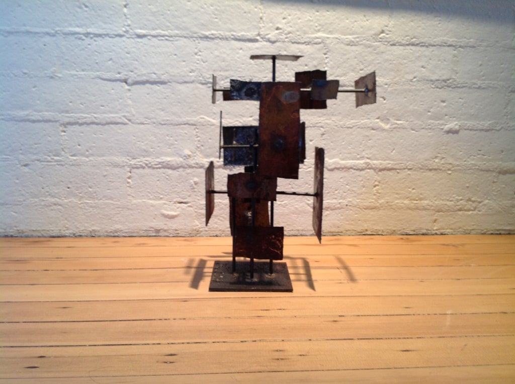 A Brutalist sculpture