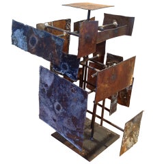 Vintage A Brutalist sculpture
