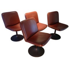 A set of 4 "Caribe" dining chairs by Ilmari Tapiovaara