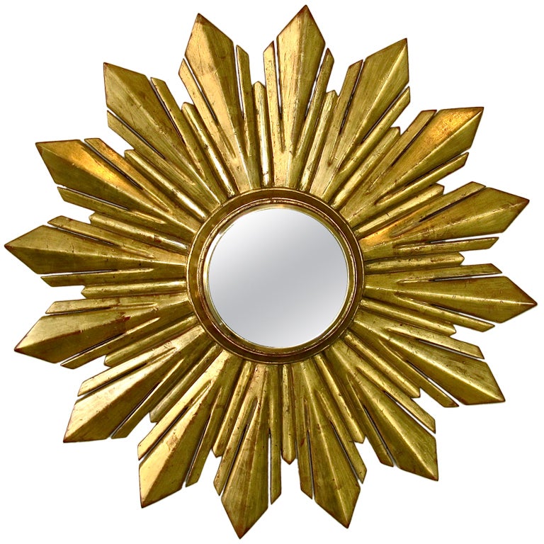 Convex Wall Mirror convex soleil sunburst gilt wood wall mirror at 1stdibs Convex Wall Mirror convex soleil sunburst gilt wood wall mirror at 1stdibs