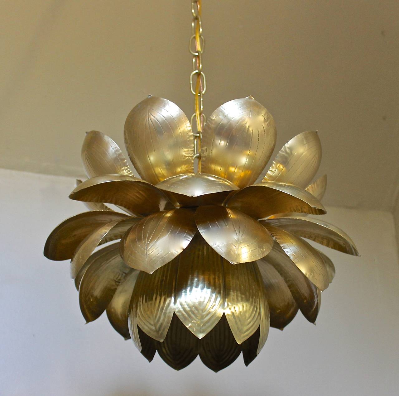 lotus pendant chandelier