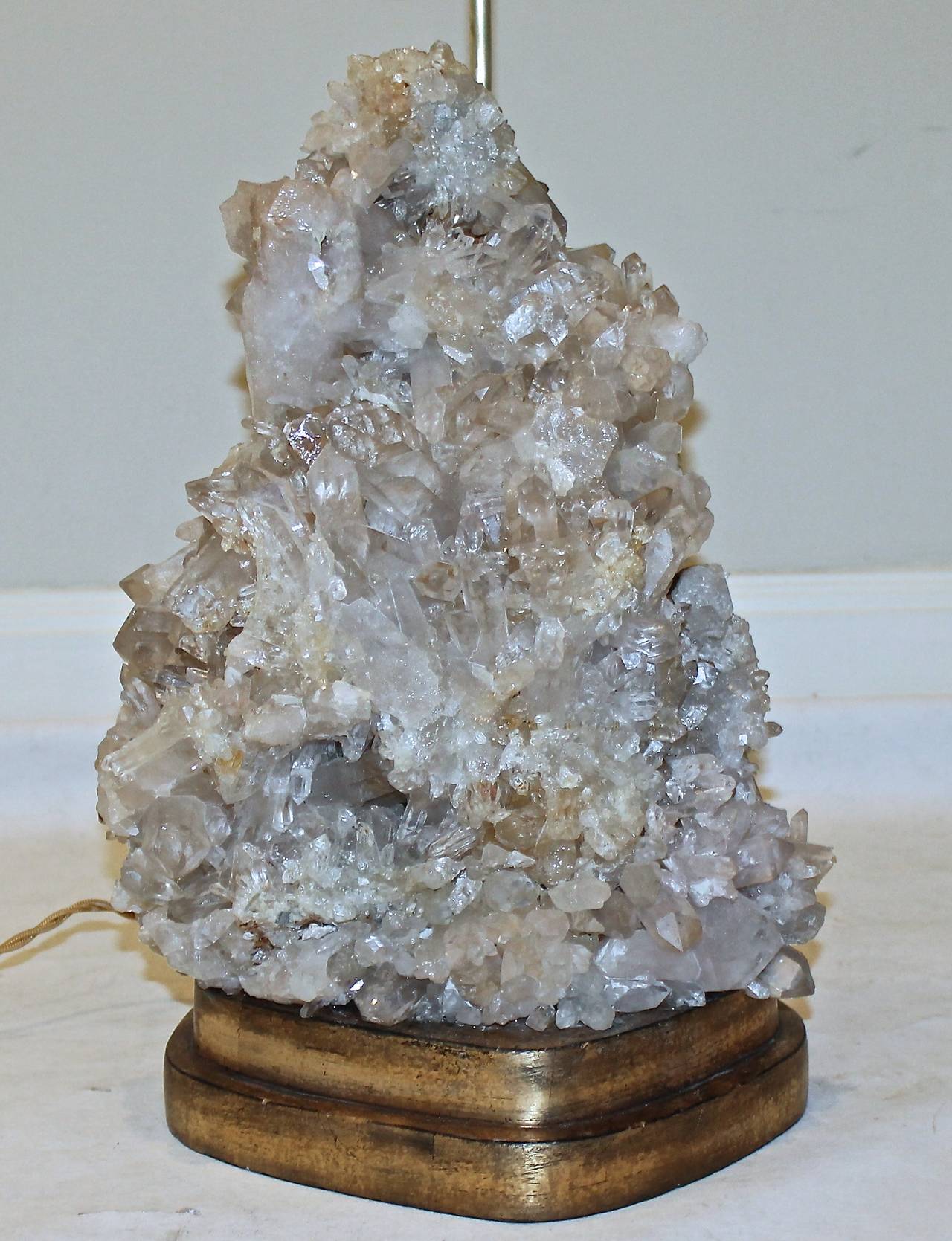 American Carole Stupell Quartz Crystal Lamp