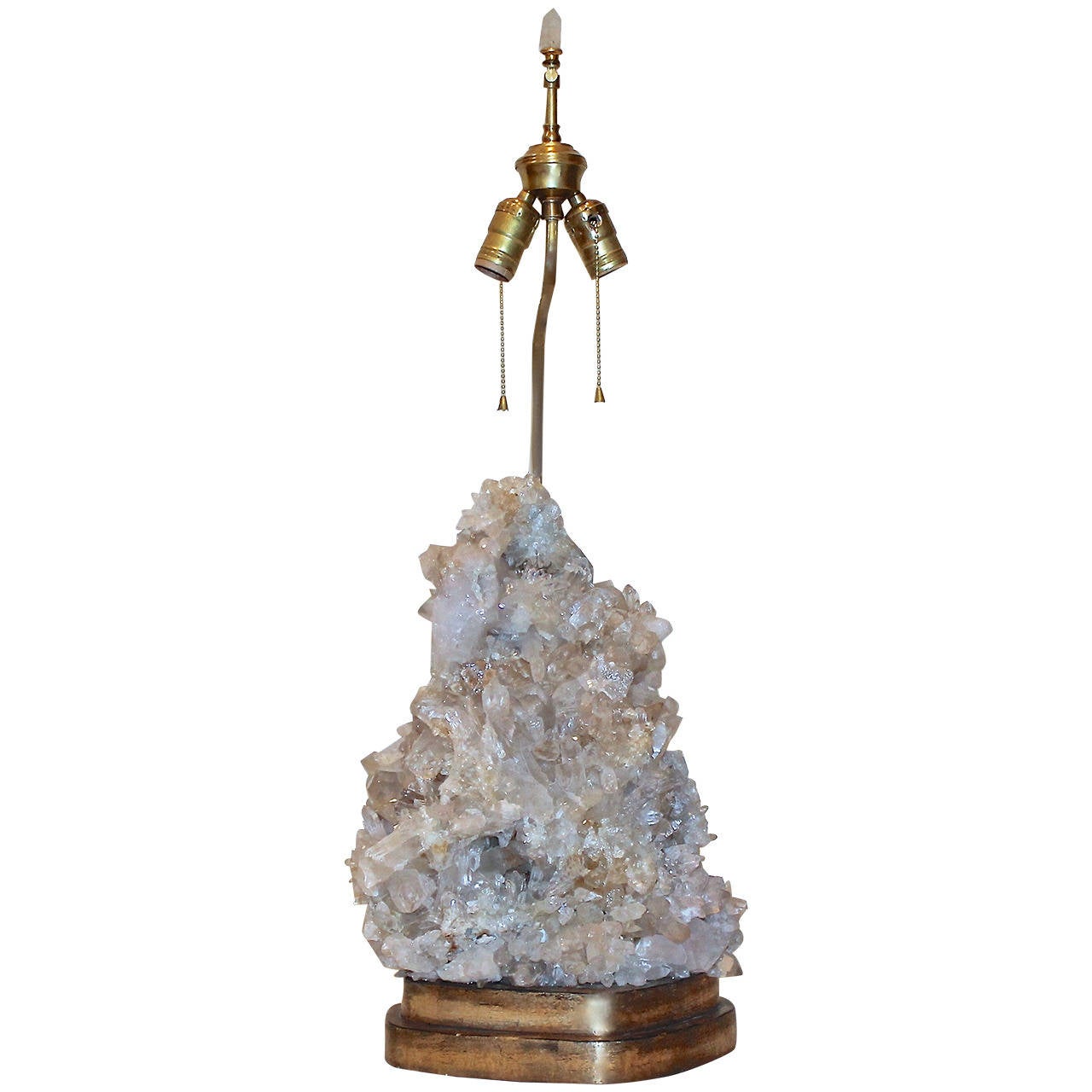 Carole Stupell Quartz Crystal Lamp at 1stDibs