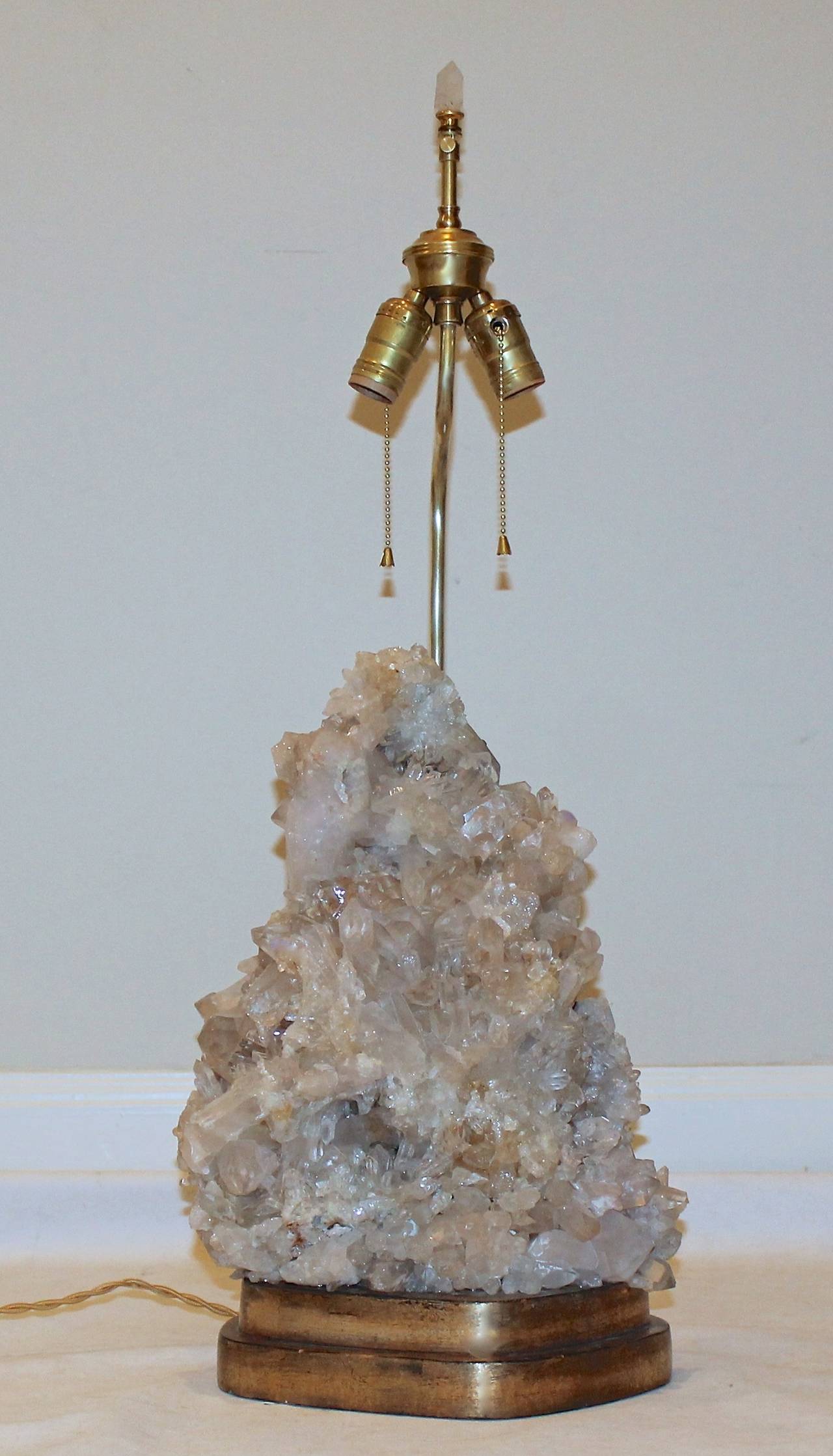 Mid-20th Century Carole Stupell Quartz Crystal Lamp