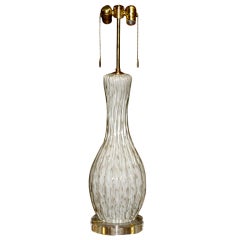 Murano Cream Cooper Glass Table Lamp