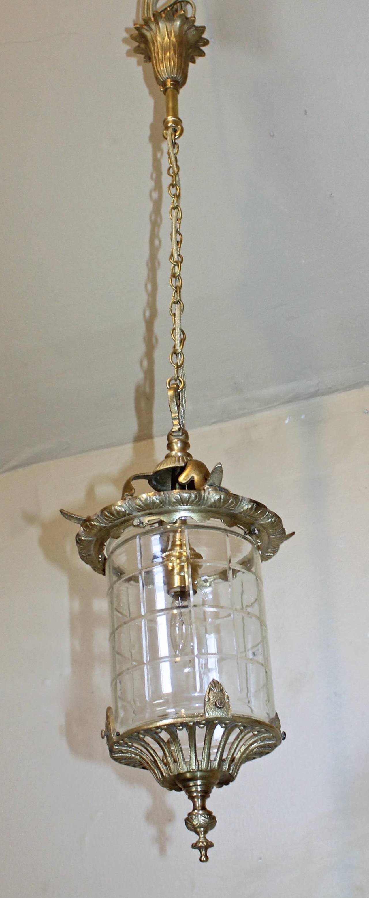 Diminutive French Hall Lantern Pendant 5