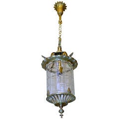 Diminutive French Hall Lantern Pendant