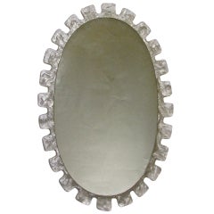 Oval Acrylic Backlit Wall Mirror