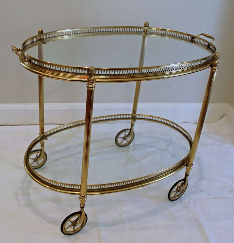 French Brass Bar Cart 4