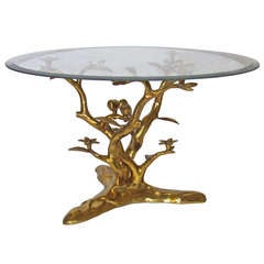 Willy Daro Organic Bronze Cocktail Coffee Table