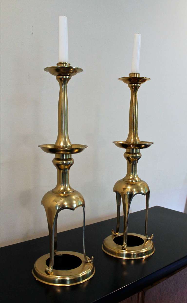 japanned candlestick
