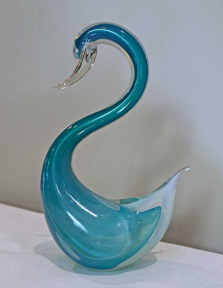 large swan figurines