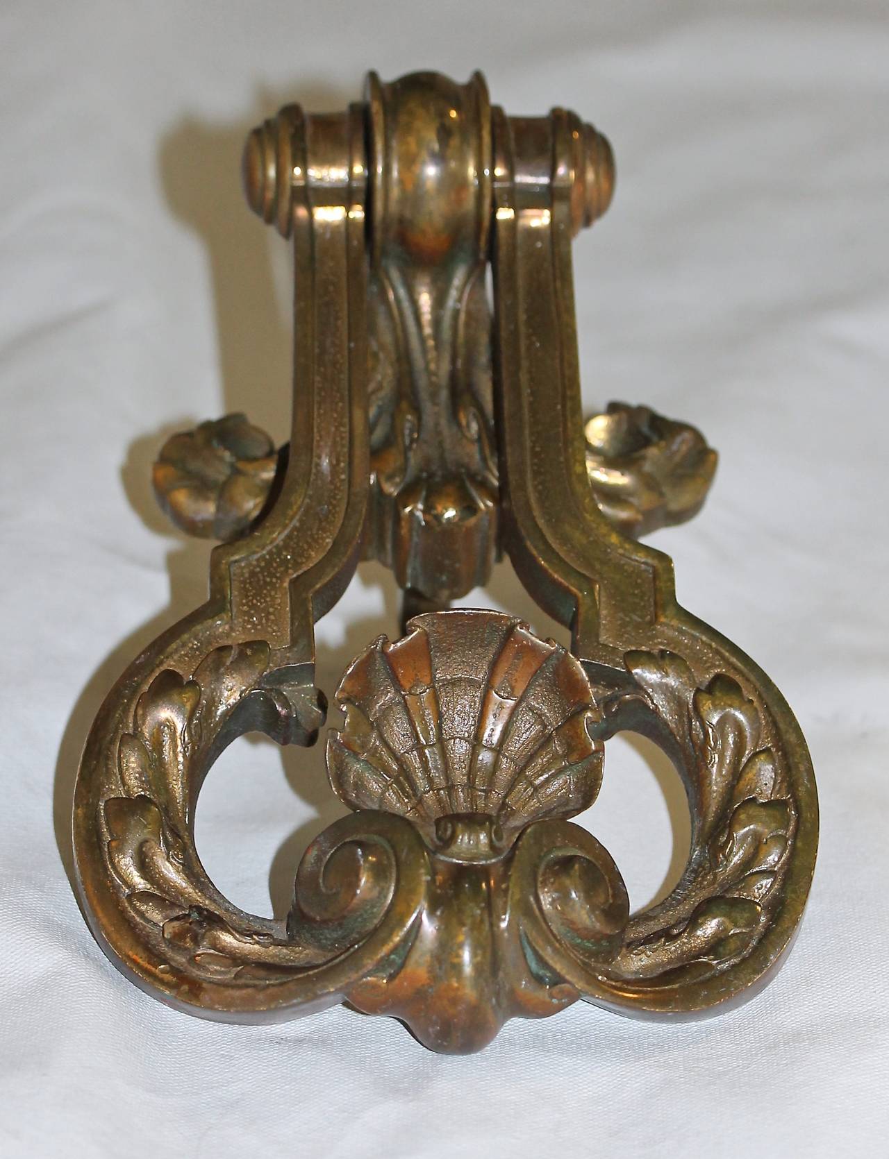 Large French Bronze Door Knocker at 1stDibs