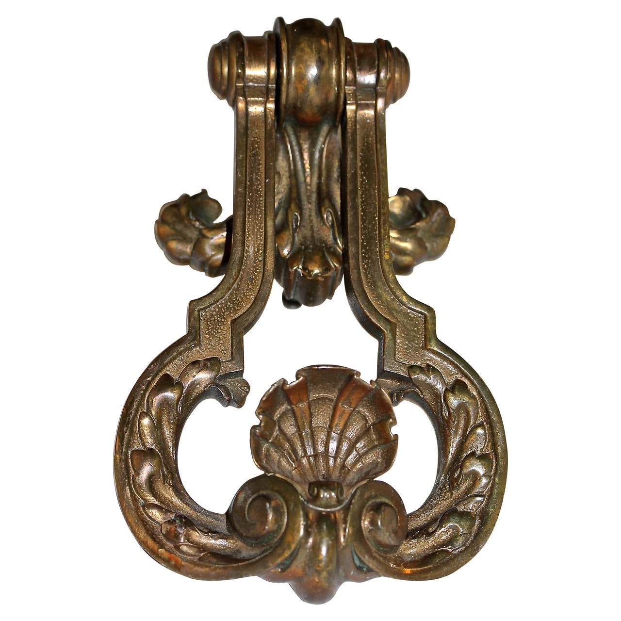 Large French Bronze Door Knocker at 1stDibs