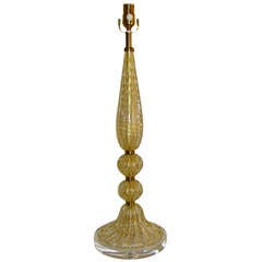 Barovier Murano Glass Table Lamp