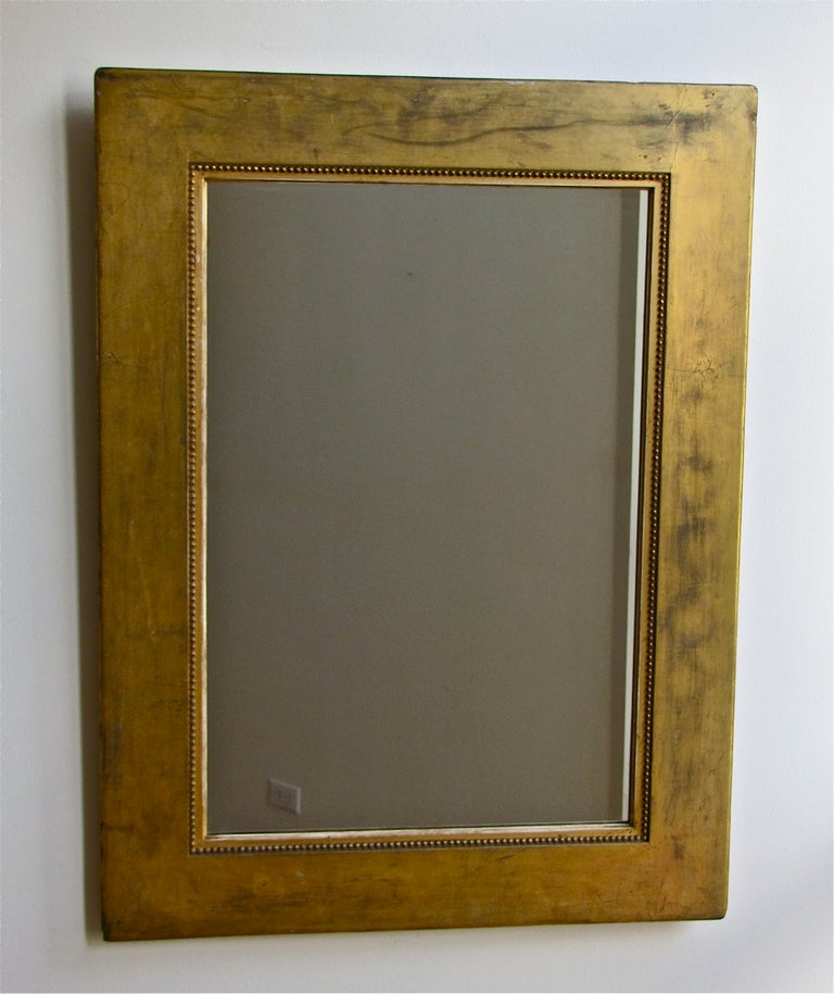 19th Century Charles X Style Water Giltwood Wall Mirror For Sale