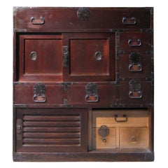 Antique Merchants ledger chest from Nagoya Japan.