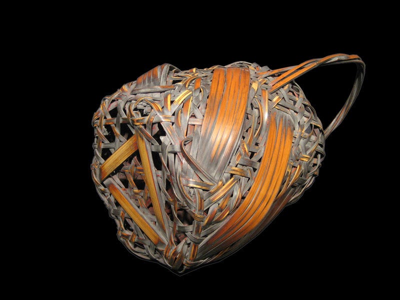 Japanese Bamboo Flower Basket