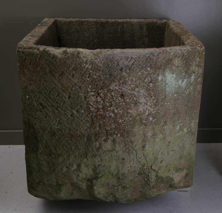 Antique Deep Stone Trough