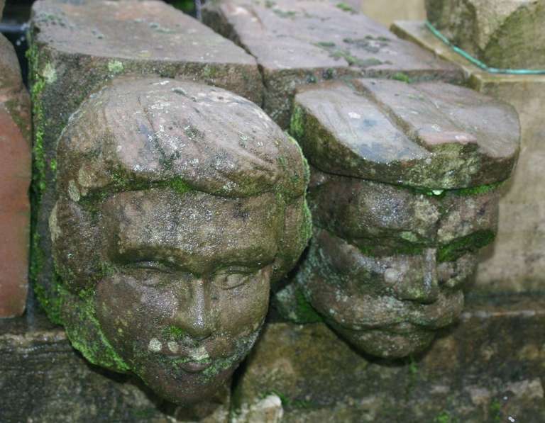 Mid 20th century Stone Heads
