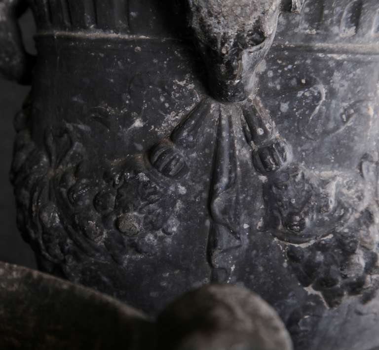 Antique Lead Ram Planters For Sale at 1stDibs