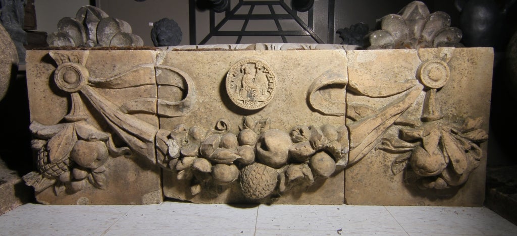 Set of Three Antique Building Blocks