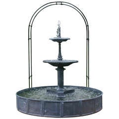 Two Tiered Lead Fountain