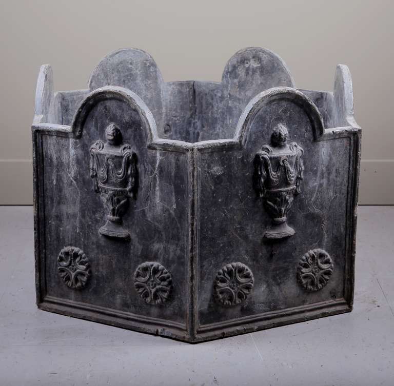 Antique Hexagon Planters