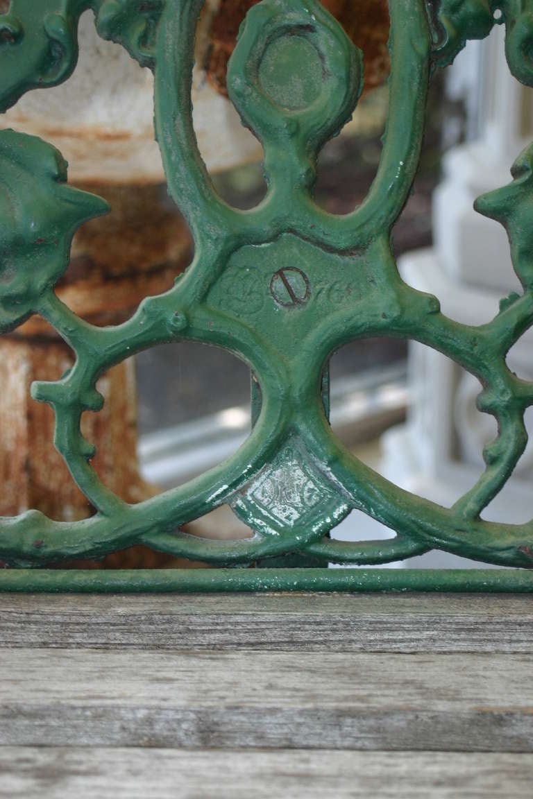 Coalbrookdale Cast Iron Garden Benches For Sale 1