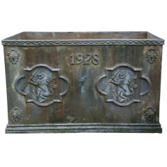 1928 Lead Cistern with Bronze Frog Tap