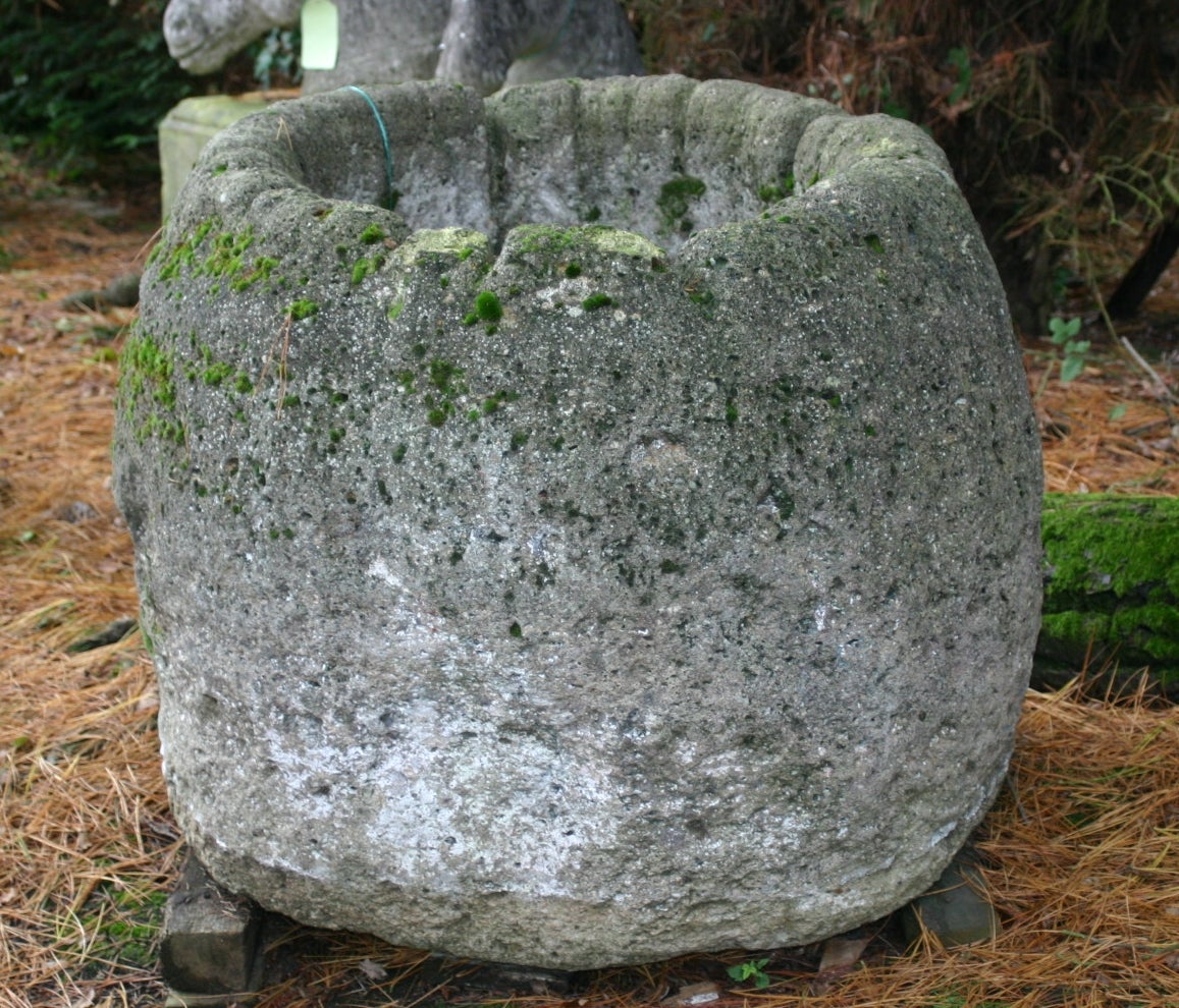 18th Century Carved Stone Wellhead For Sale