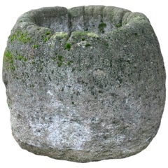Antique 18th Century Carved Stone Wellhead