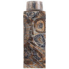 Vintage Scandinavian square vase by Nils Thorsson for Royal Copenhagen.