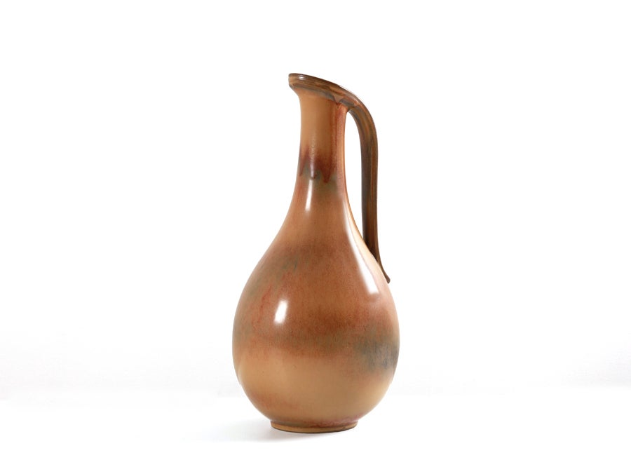 scandinavian ceramic vase by Gunnar Nylund for Rorstrand.