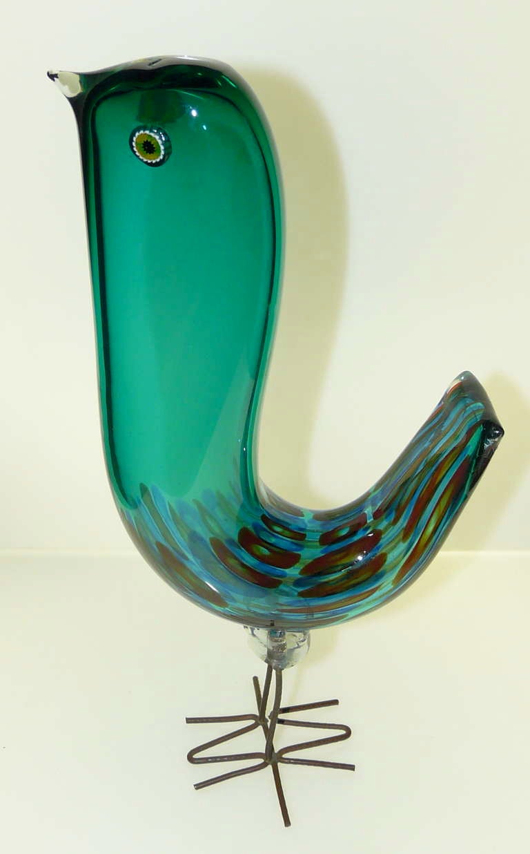 Vistosi bird by Alessandro Pianon. In Good Condition For Sale In Marseille, FR