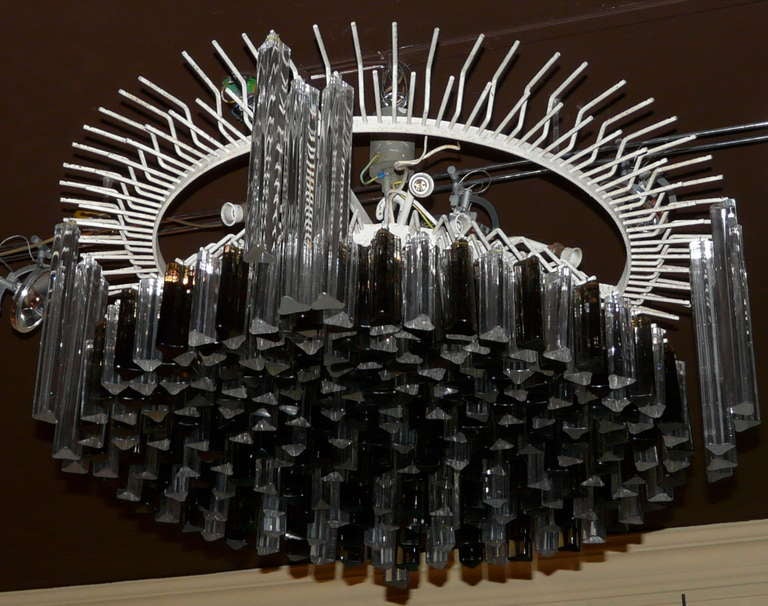 Venini Chandelier "trilobo" Model.