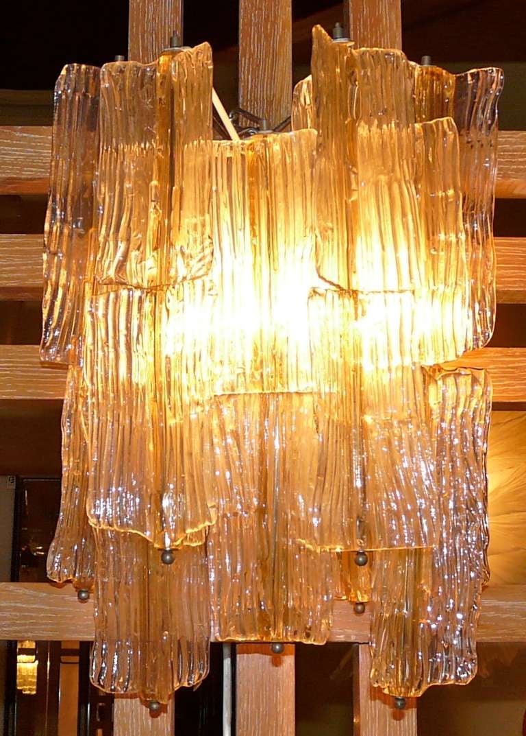 Pair of Venini Glass Sconces