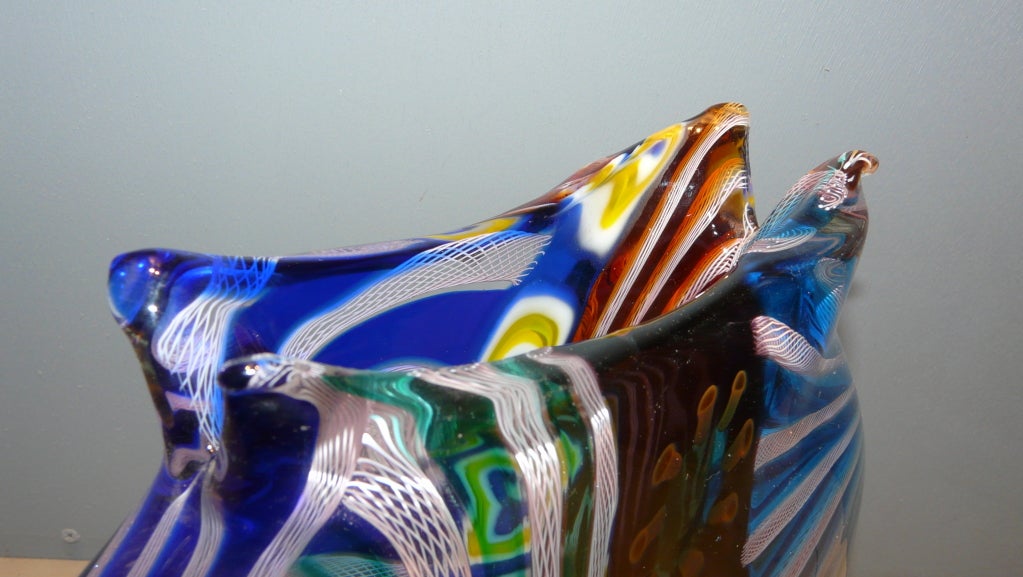 One of a kind glass vase  by Andrea Zilio. 2