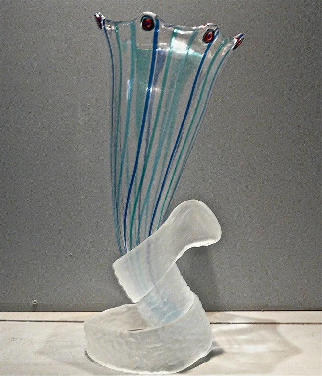 "Nabucco" Murano glass vase.