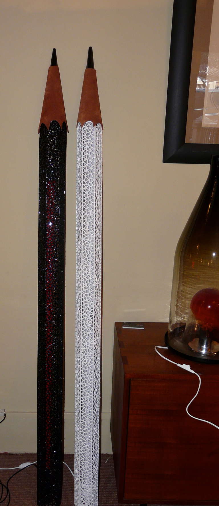 Anacleto Spazzapan pencil lamp.