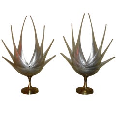Sophisticated Pair of Table Lamps by Eric Maville