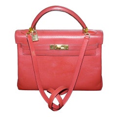 Red Kelly Bag by Hermes