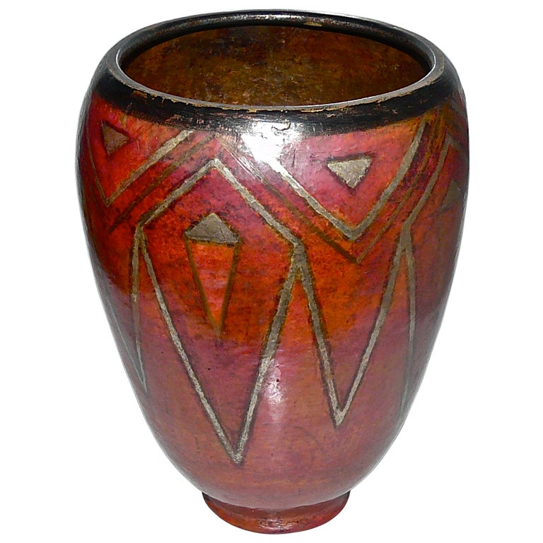 Original Claudius Linossier Vase. For Sale