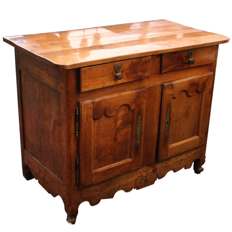 Diminutive French Cherry Buffet For Sale