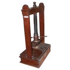 Used French Oak Book Press