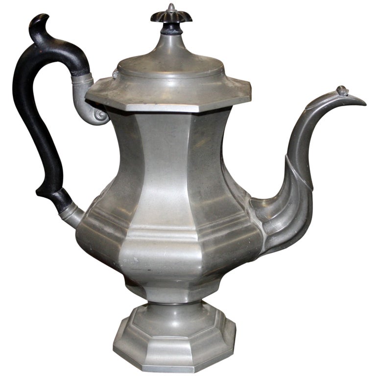 Boswell Gleason Pewter Teapot