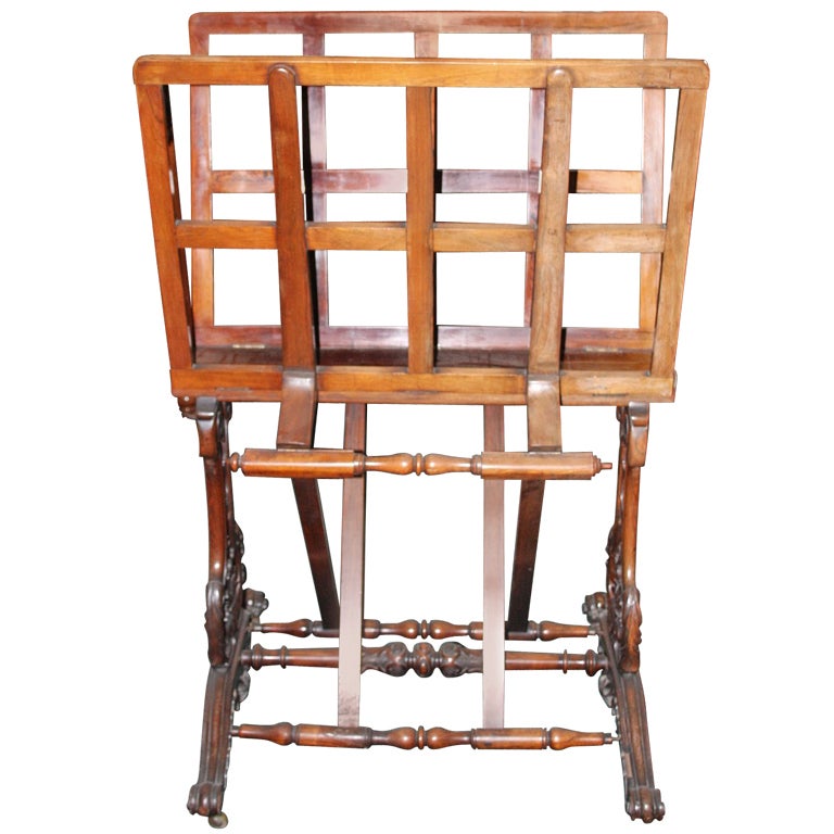 Rosewood Portfolio Stand For Sale