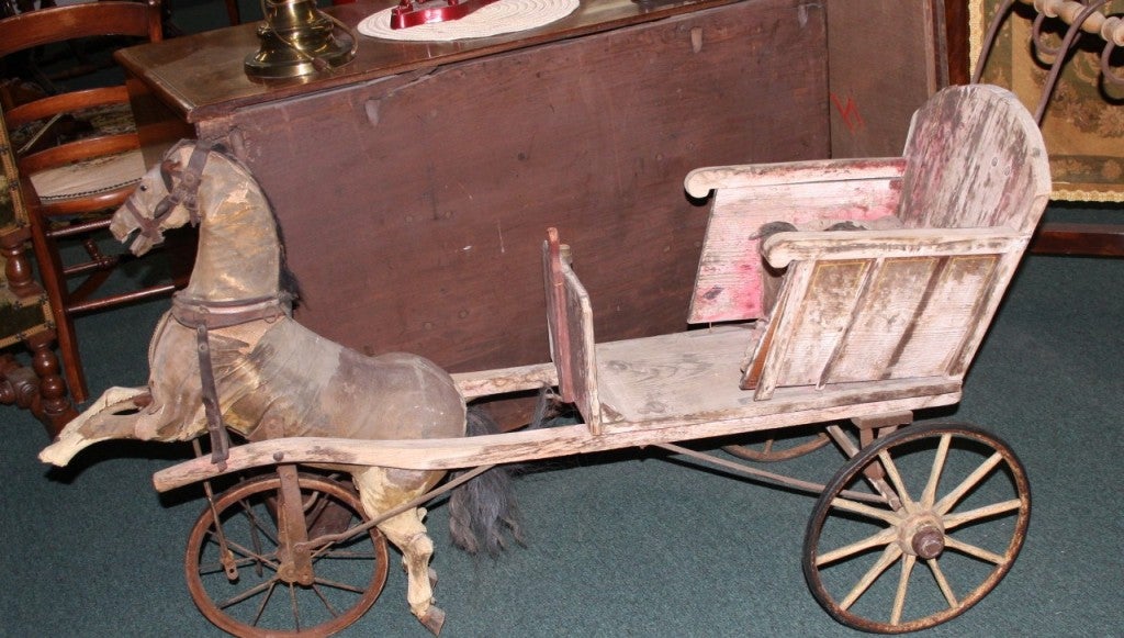 Wooden Child's Push Toy