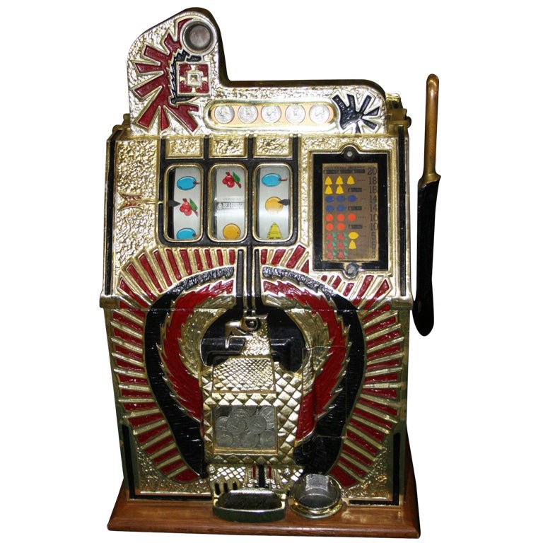 Verslijten Misbruik Verslaafde 1931 Mills "War Eagle" Slot Machine at 1stDibs | american eagle slot machine