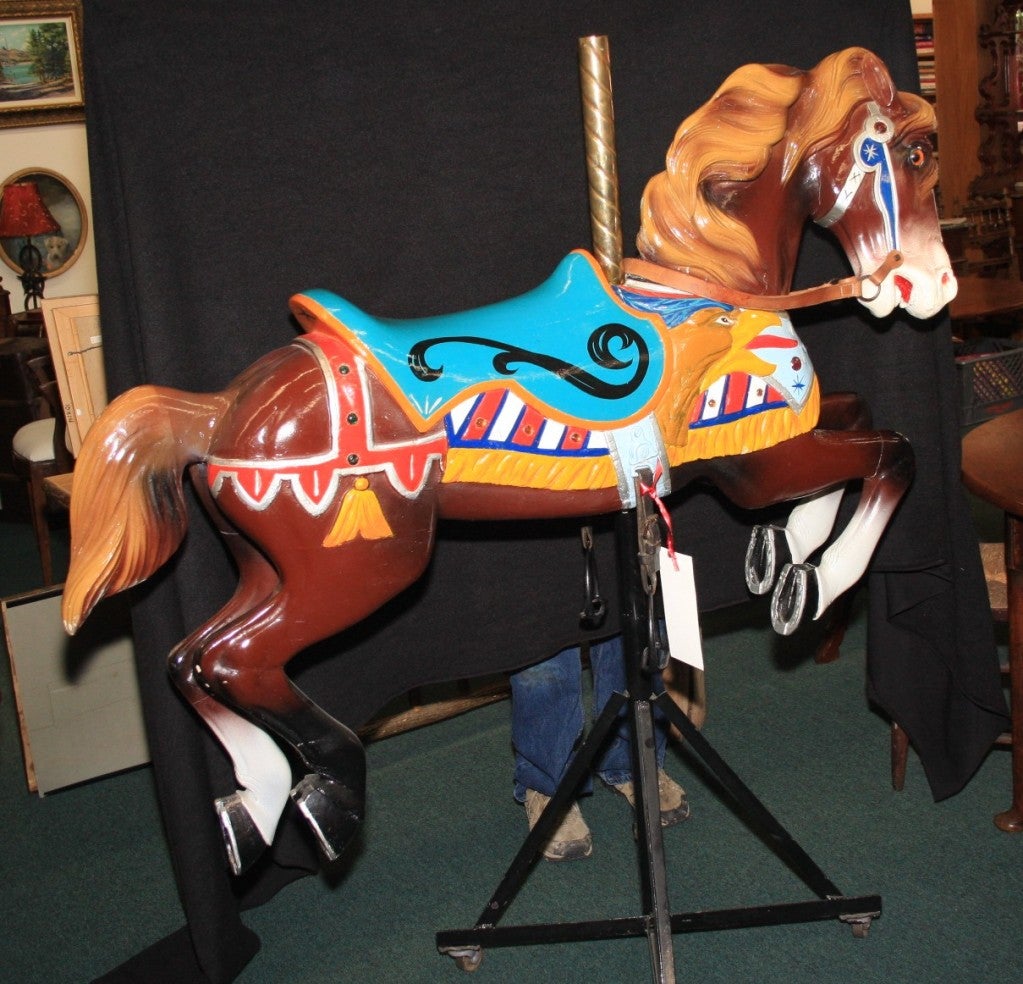 carousel horse coffee table